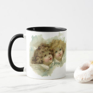 Weihnachten im Vintage-Stil, viktorianische Engel  Tasse