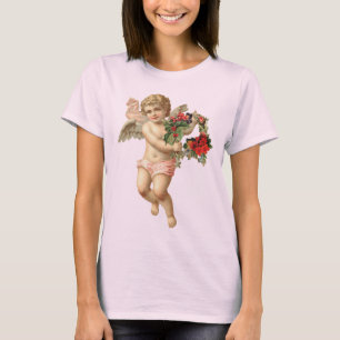 Weihnachten im Vintage-Stil, viktorianischer Engel T-Shirt