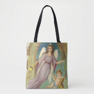 Weihnachten im Vintage-Stil, viktorianischer Engel Tasche