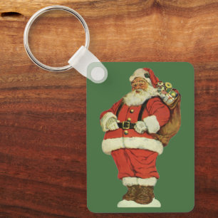 Weihnachten im Vintage-Stil, viktorianischer Weihn Schlüsselanhänger