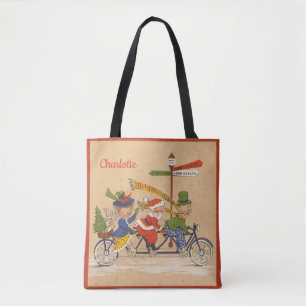 Weihnachten im Vintage-Stil, viktorianischer Weihn Tasche