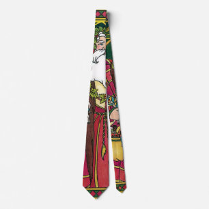 Weihnachten im Vintage-Stil, Weihnachtsmann mit St Krawatte