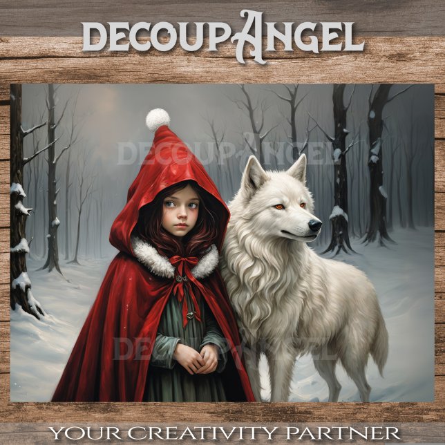 Weihnachten im Wald - Entfärbung - Seidenpapier (Von Creator hochgeladen)