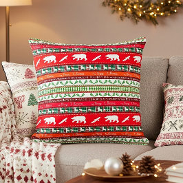 Weihnachten im Wald Kissen