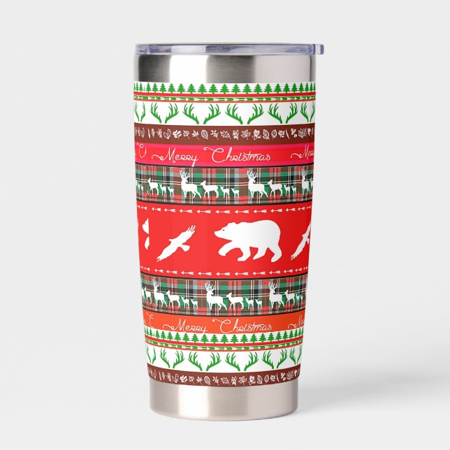 Weihnachten im Wald Thermobecher (Links)