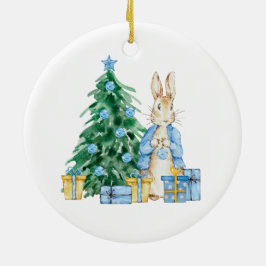 Weihnachten im Wald von CozyBun. Keramik Ornament