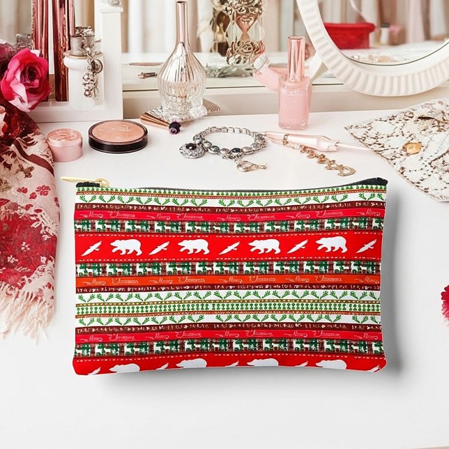 Weihnachten im Wald Zubehörtasche (Von Creator hochgeladen)