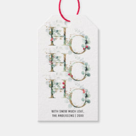 Weihnachten im Wasser Ho Ho HO Grüne & Berries Geschenkanhänger