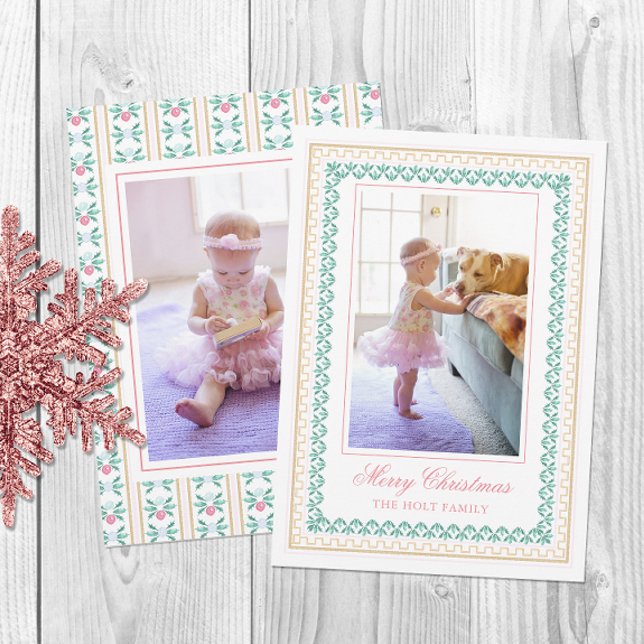 Weihnachten im Wasser Rosa Grandmillennial Foto (Von Creator hochgeladen)