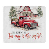 Weihnachten im Wasser Vintager Lkw und Stall