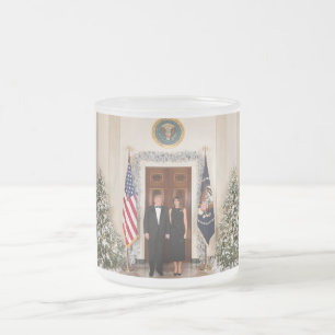 Weihnachten im Weißen Haus Donald Trump & Melania Mattglastasse