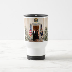 Weihnachten im Weißen Haus Donald Trump & Melania Reisebecher