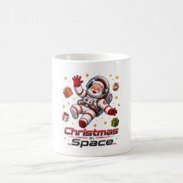 Weihnachten im Weltraum Santa Astronaut Süße Feier Kaffeetasse