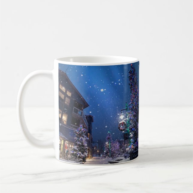 Weihnachten im Whistler Village, Kanada Kaffeetasse (Links)