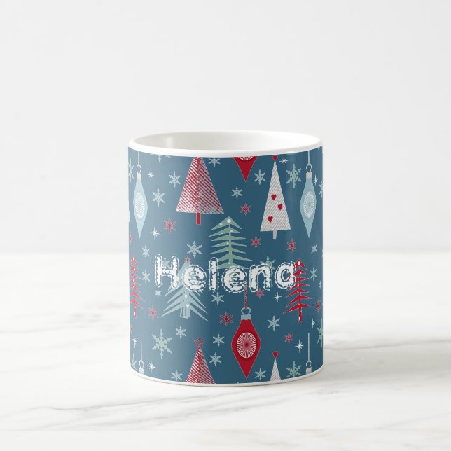 Weihnachten im Winter. Kaffeetasse (Mittel)