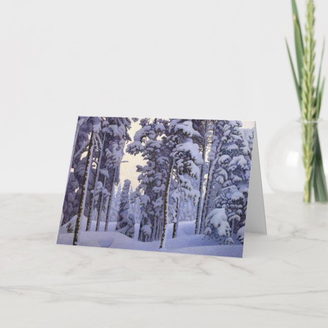 Weihnachten im Winter Schnee (Vorderseite)