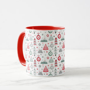 Weihnachten im Winter. Tasse
