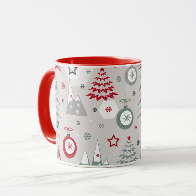 Weihnachten im Winter. Tasse (Vorderseite Links)