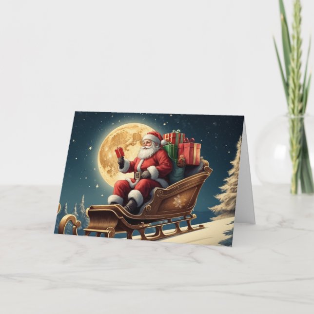 Weihnachten im Winter Weihnachten auf dem Schlitte (Vorderseite)