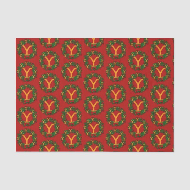 Weihnachten im Yellowstone 2 - Seidenpapier (Vorderseite)