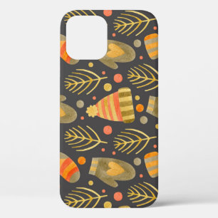 Weihnachten in Aquarellen: Feierliches nahtloses M Case-Mate iPhone Hülle