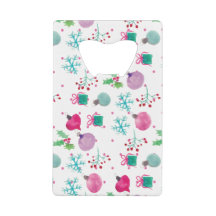 Weihnachten in Aquarellfarbe Handgemalte Muster