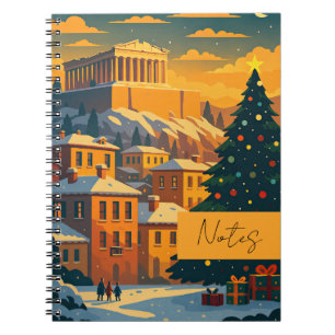 Weihnachten in Athen – Festliches Griechenland Url Notizblock