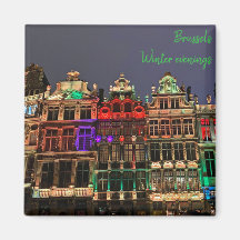 Weihnachten in Brüssel, Belgien Reiseandenken 