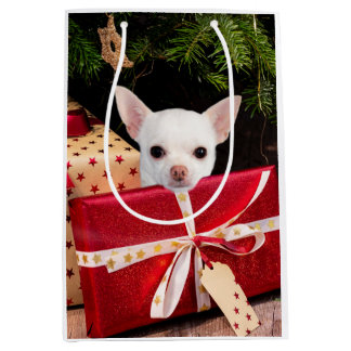 Weihnachten in Chihuahua Mittlere Geschenktüte