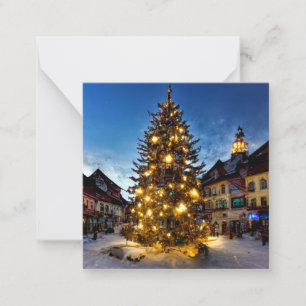 Weihnachten in den Alpen Mitteilungskarte