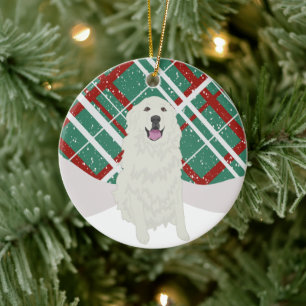 Weihnachten in den Pyrenäen Keramik Ornament