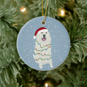 Weihnachten in den Pyrenäen Keramik Ornament