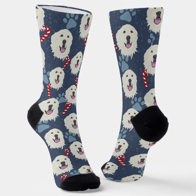 Weihnachten in den Pyrenäen Socken (Gewinkelt)