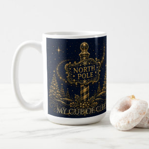 Weihnachten in den Sternen Nordpol Kaffeetasse
