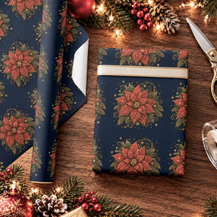 Weihnachten in den Sternen Weihnachtsstern Geschenkpapier