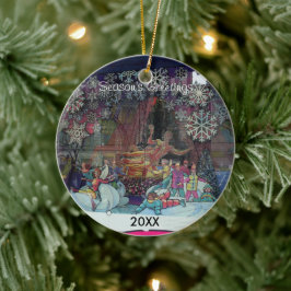 Weihnachten in der City Store Window Ornament