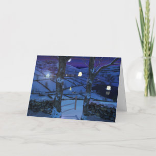 Weihnachten in der Glen Card Karte