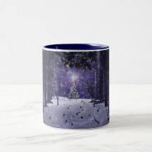 Weihnachten in der Kiefern-Tasse