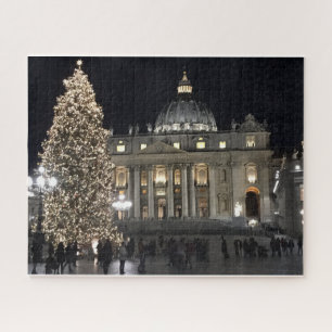 Weihnachten in der Nacht auf dem St. Peters Square