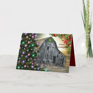 Weihnachten in der Scheune