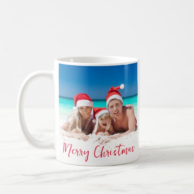 Weihnachten in der Sonnenfamilie Foto White Kaffeetasse (Links)