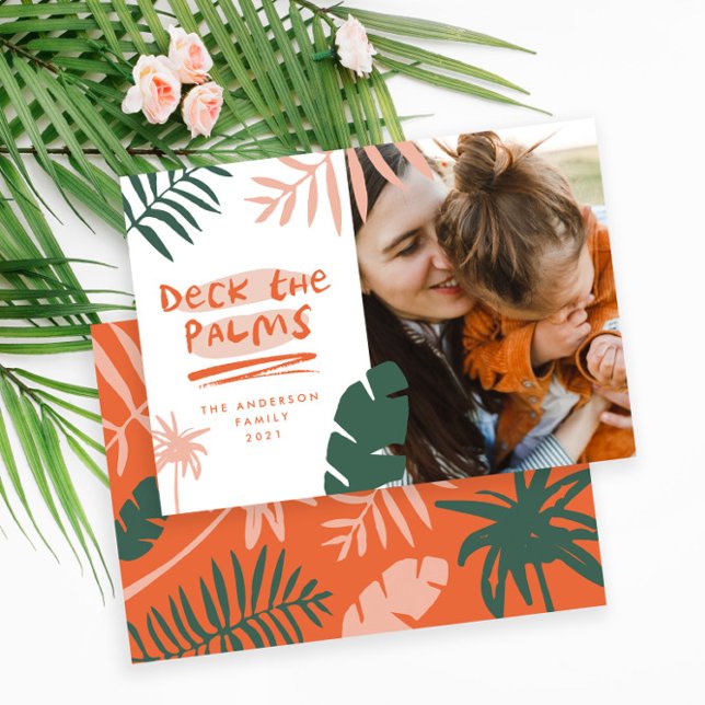 Weihnachten in der tropischen Palme Modernes Foto (Von Creator hochgeladen)