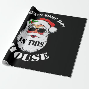 Weihnachten in diesem Haus gibt es ein paar Weihna Geschenkpapier
