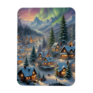 Weihnachten in einem Bergdorf, Magnet