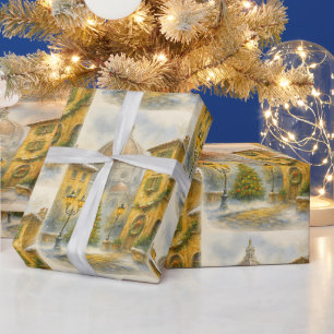 Weihnachten in Florenz Italien Duomo-Feiertagsku Geschenkpapier