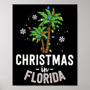 Weihnachten in Florida: Die Palmen dekorieren Fami Poster