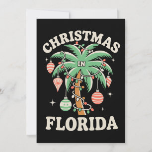 Weihnachten in Florida Palmenbaum Xmas Lichter Win