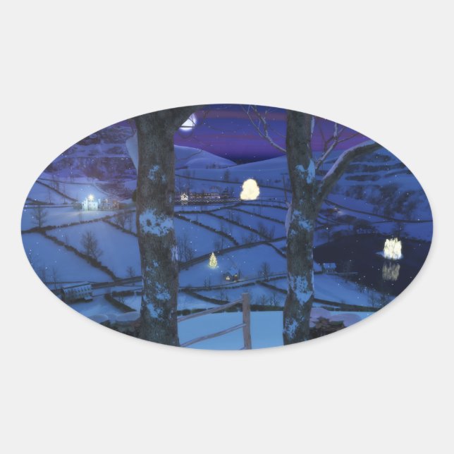 Weihnachten in Glen Stickers (Vorderseite)