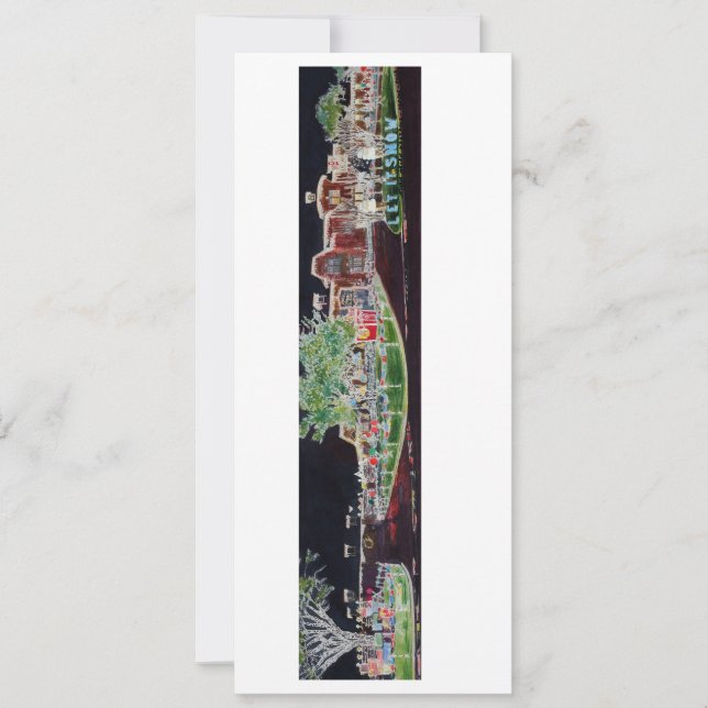 "Weihnachten in Houston: LASS IT SNOW" Save The Date (Vorderseite)