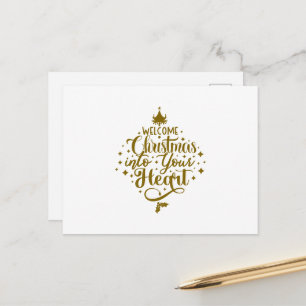 Weihnachten in Ihr Herz Weihnachten Postkarte